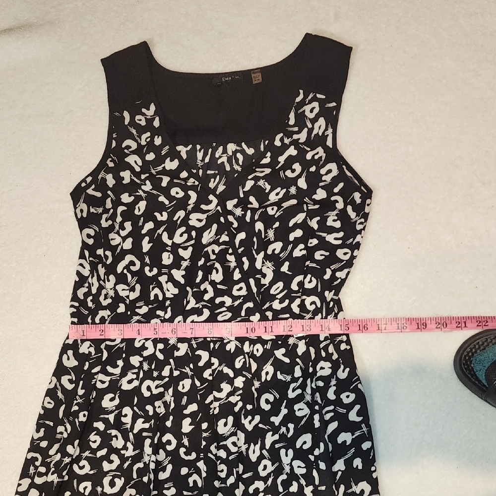 Dex Black and White Mini Dress - Picture 12 of 13